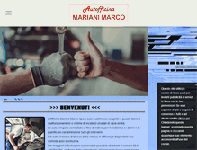 Tablet Screenshot of officinamarianimauro.com